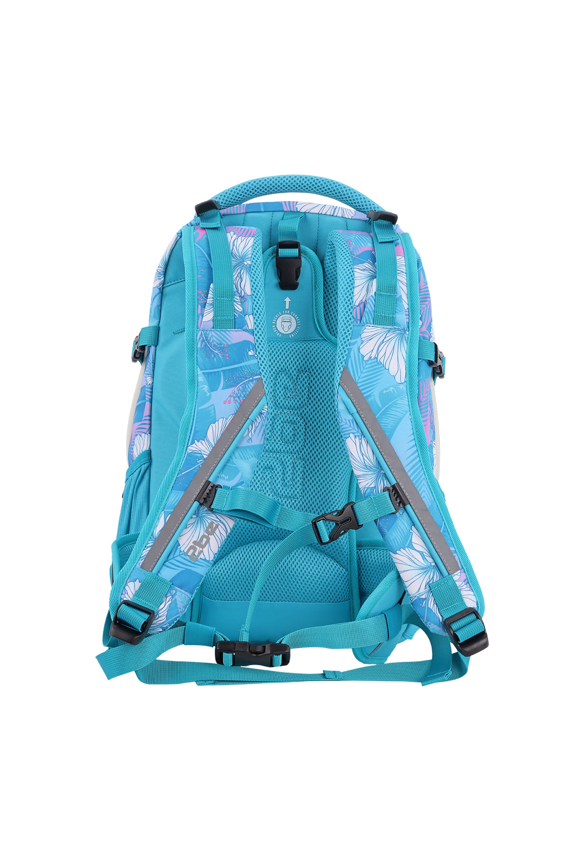 2be School Backpack Rugzak Turquoise