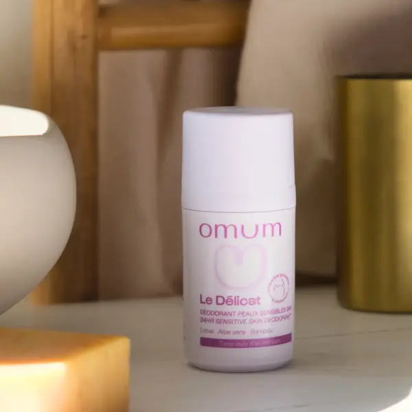 Omum Desodorante Roll-On Delicado para Pele Sensível 24h 50ml