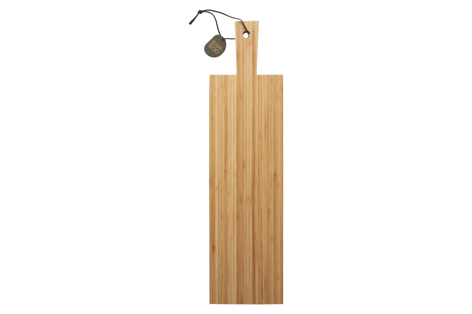Saffron brett Bambus med håndtak. 62x16 cm
