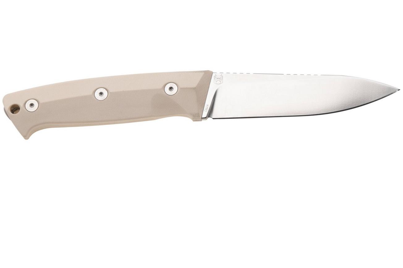 Real Steel Black Thorn 3621IS, Satin K110, Ivory G10 vaststaand mes, Ivan Braginets design