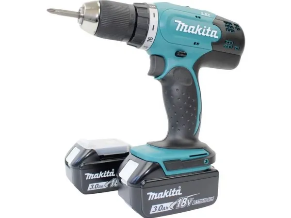 Makita DDF453RFE - Bor/driver - ledningfri - 2-hastigheders - nøgleløs borepatron 13 mm - 42 N·m - 2 batterier - 18 V