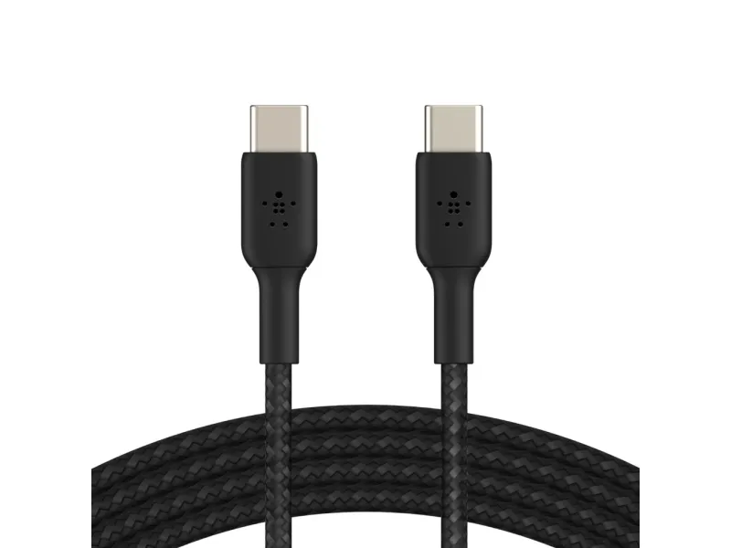 Belkin BoostCharge - USB-kabel - 24 pin USB-C (han) til 24 pin USB-C (han) - 1 m - sort