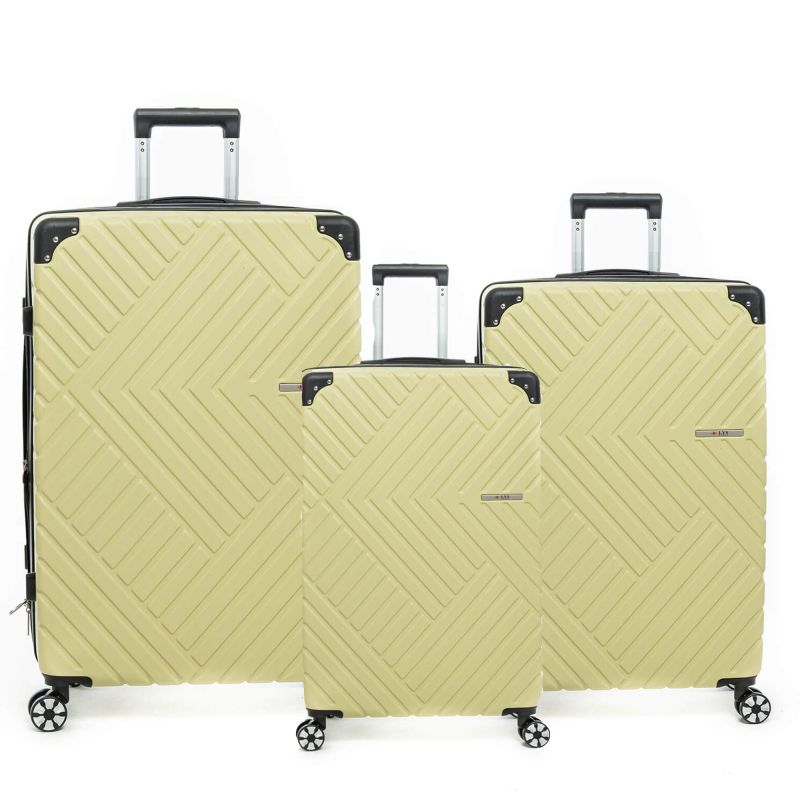 Lot de 3 valises rigides 2123 56, 67 et 77 cm Olive