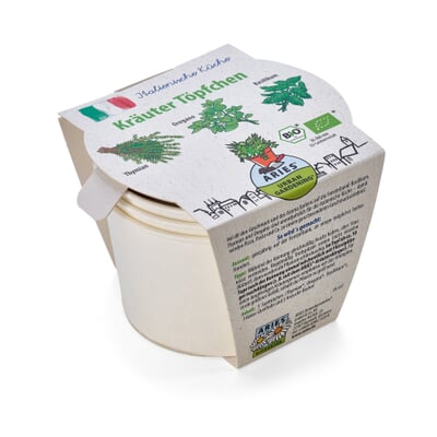 Bio-Aussaatset Italienische Küchenkräuter