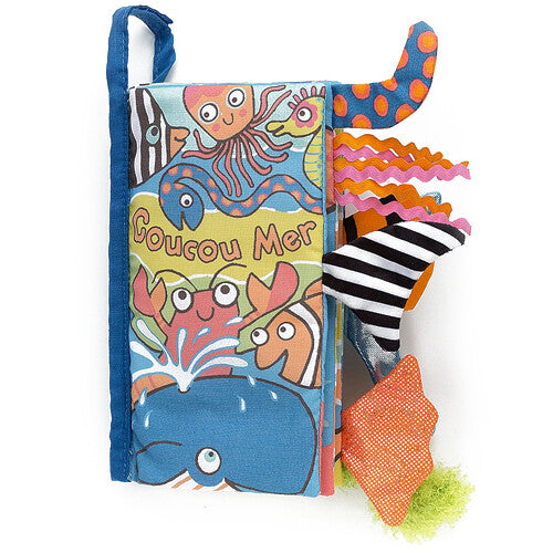 Jellycat staartenboek zeedieren - franstalig