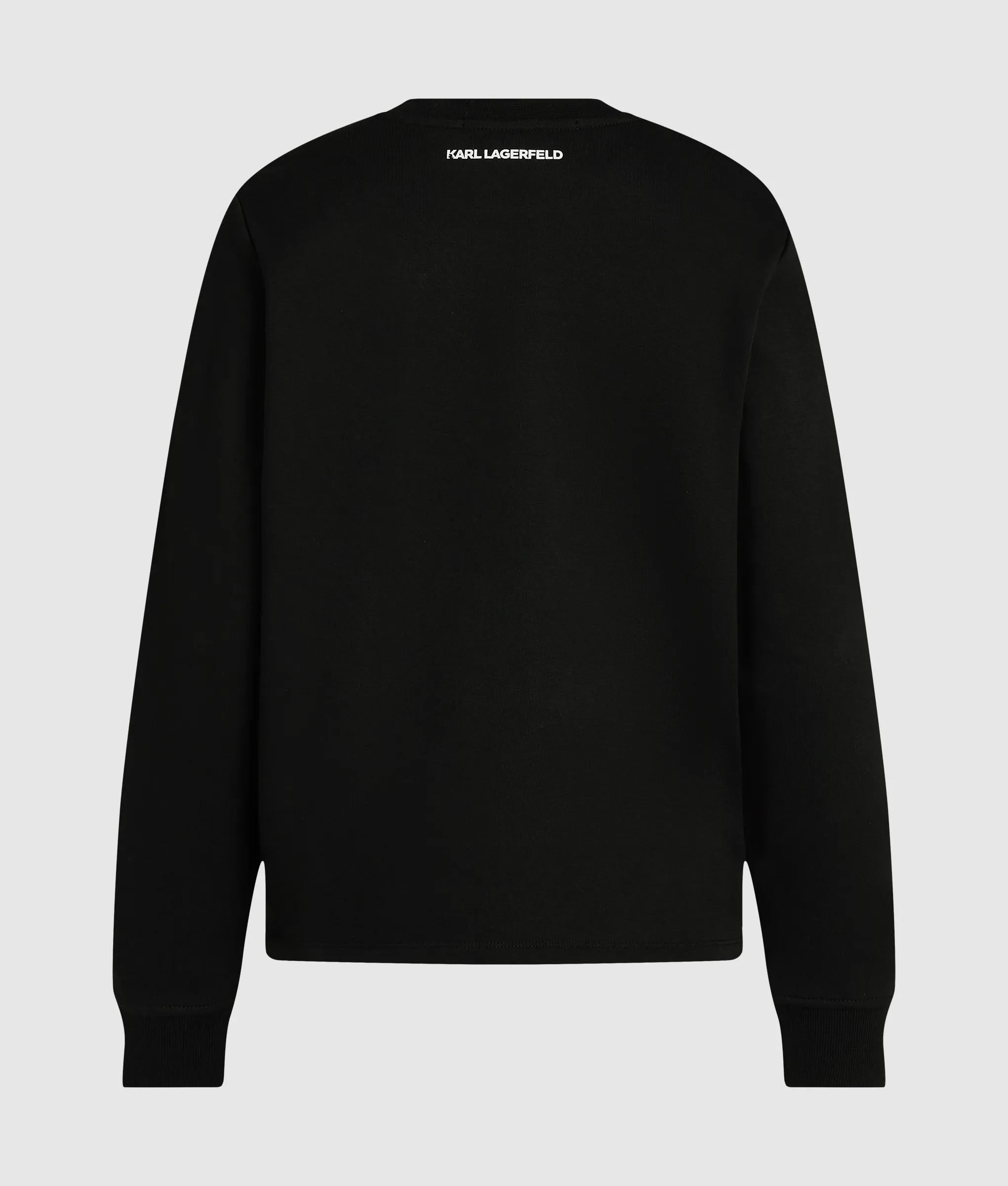 Handtekening nep parel zoom sweatshirt