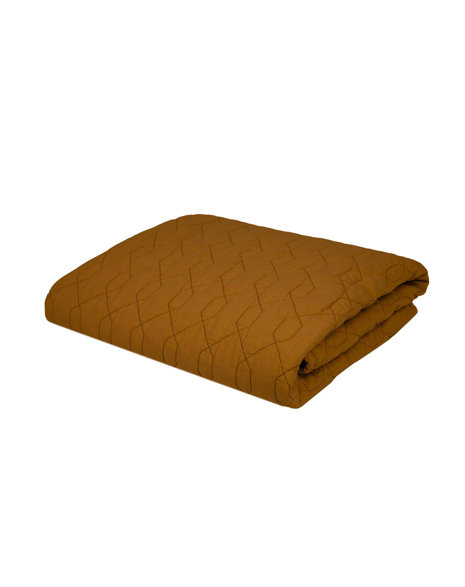 Couverture wabi-sabi matelassée en coton lavé | Beige