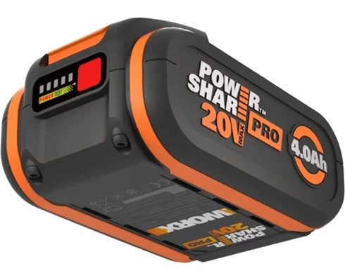 WORX 20V 4.0Ah battery with indicator