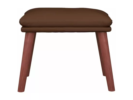 Repose-pied Marron 45x29,5x35 cm Similicuir