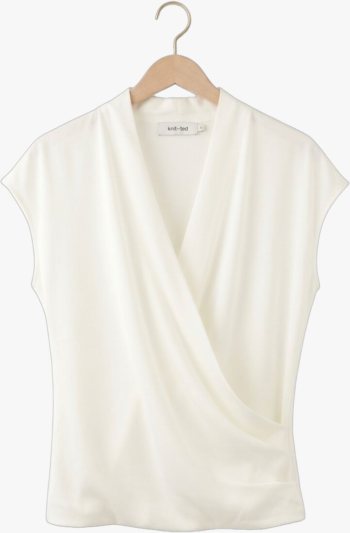 gebroken wit knit-ted vest jet