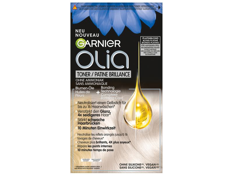 Garnier Olia 10.01 Toner Platinblond Haartönung in kühlem Blond
