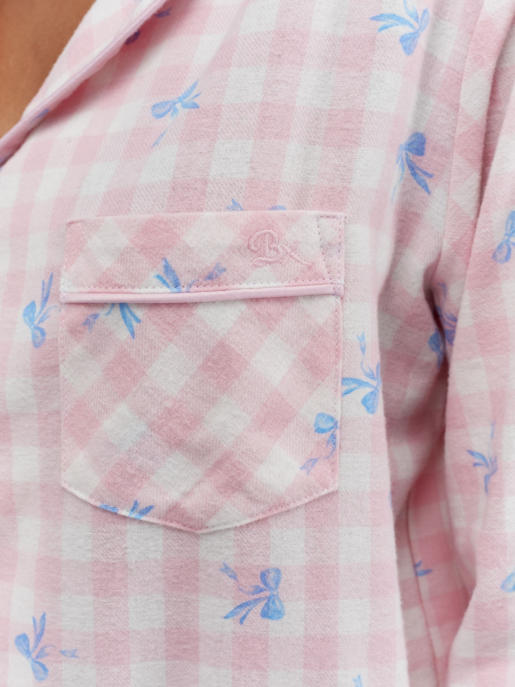 Roze/wit geruit - Boux Avenue Pyjamas In a Bag