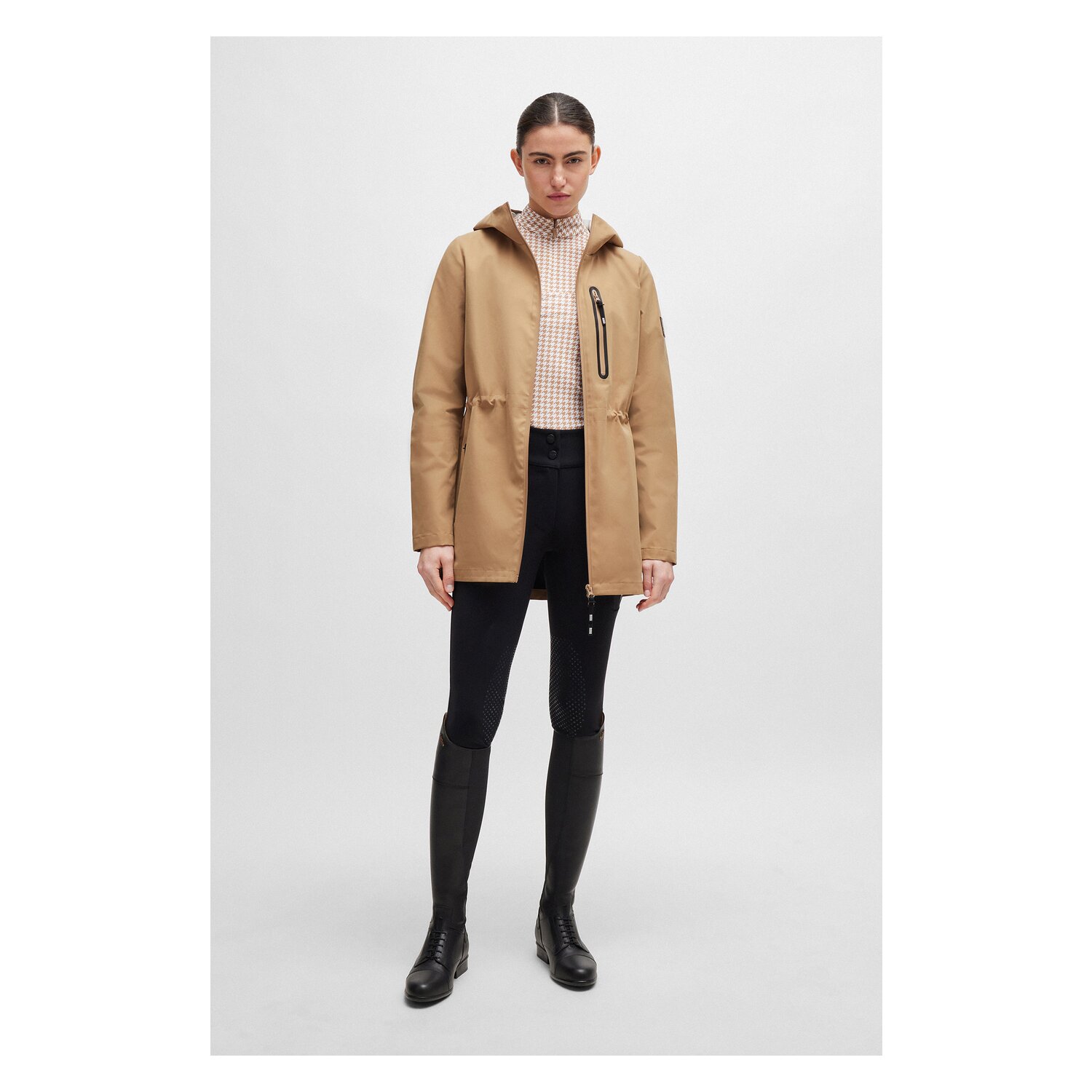 BOSS EQUESTRIAN Hardshell-Parka Leni - camel