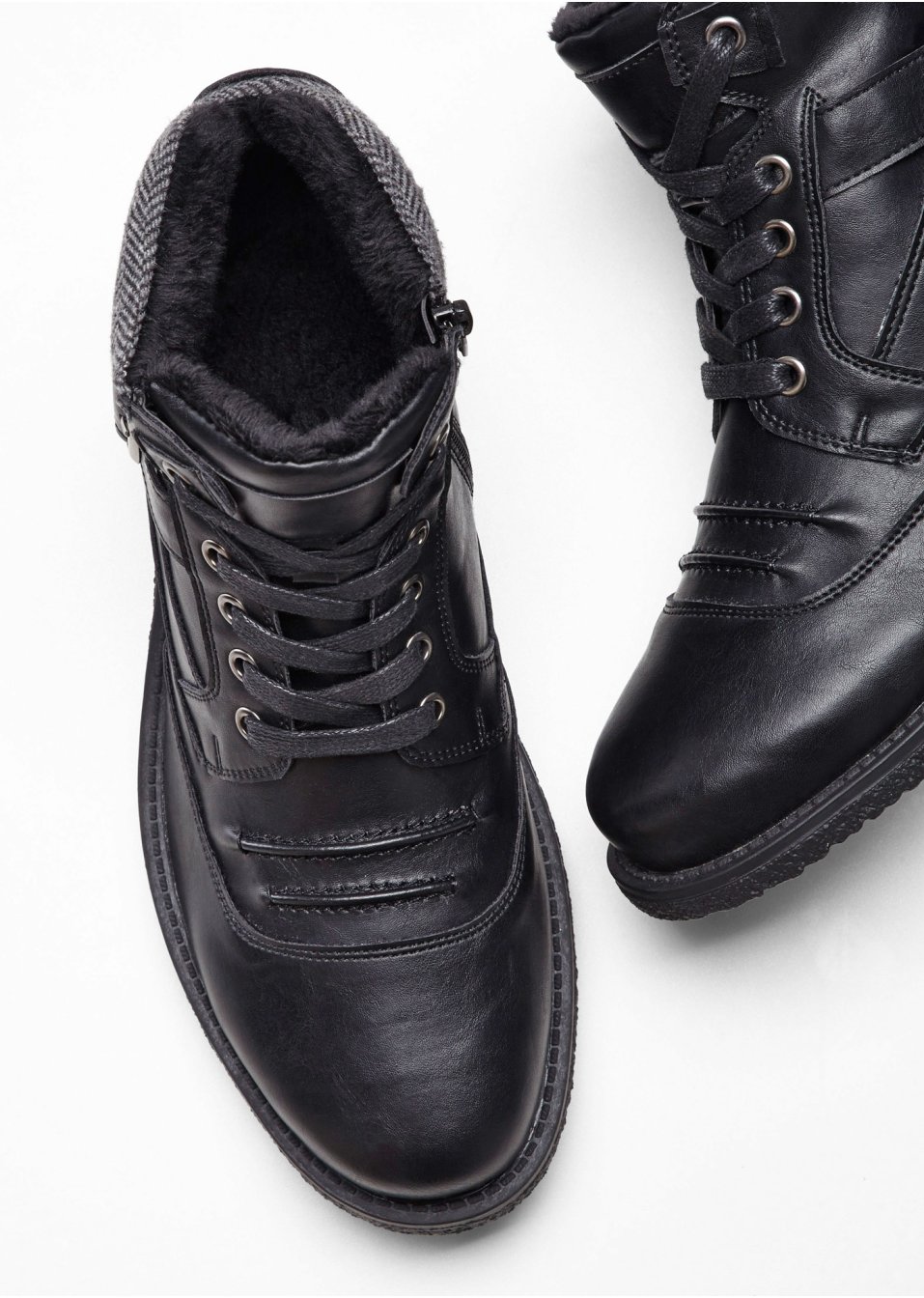 Boots à lacets