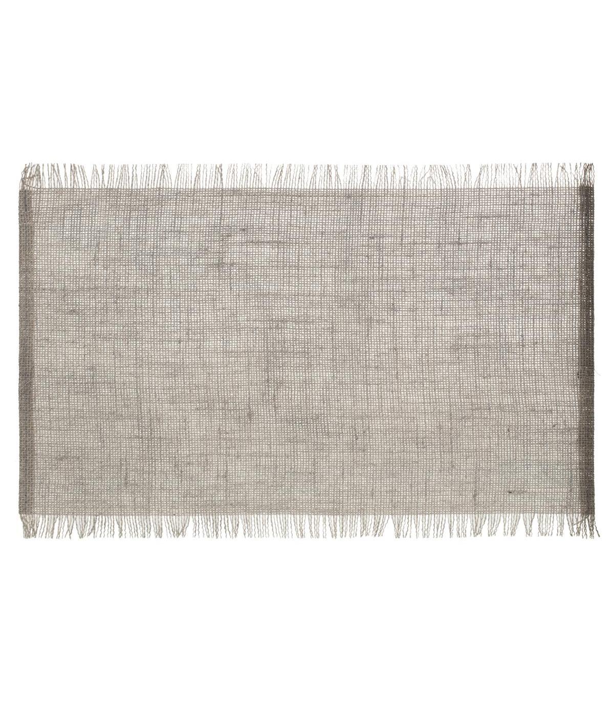 SET TABLE FRANGE GRIS FONCE 45X30CM
