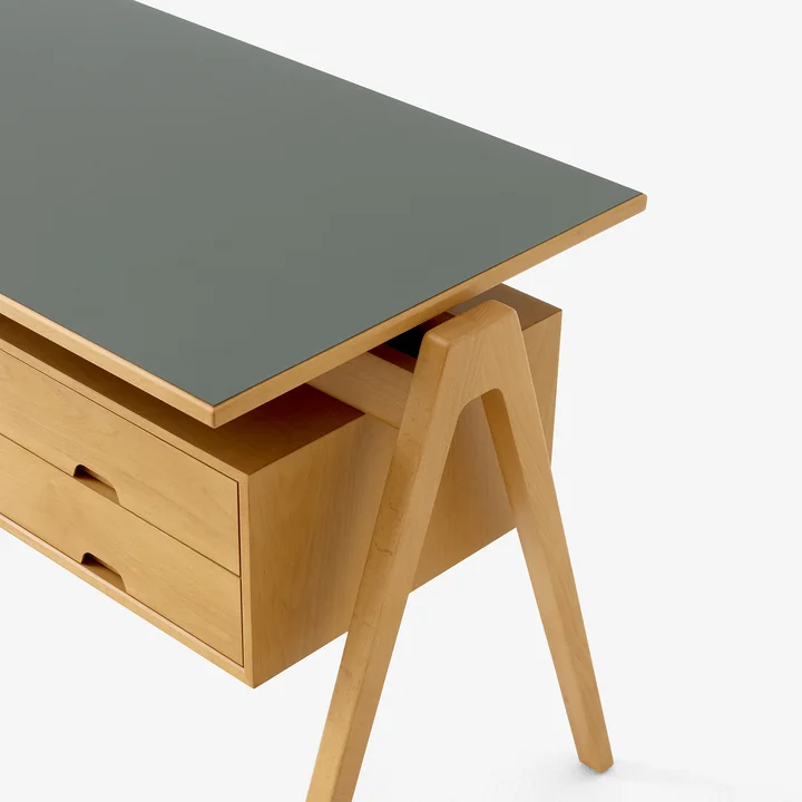 &Tradition - Daystak RD3 Schreibtisch, Buche / Fenix Verde Comodoro (0750)