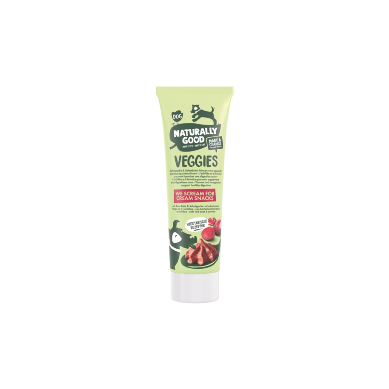 Naturally Good Veggies Cream Snack mit Rote Bete und Schafgarbe 100 g
