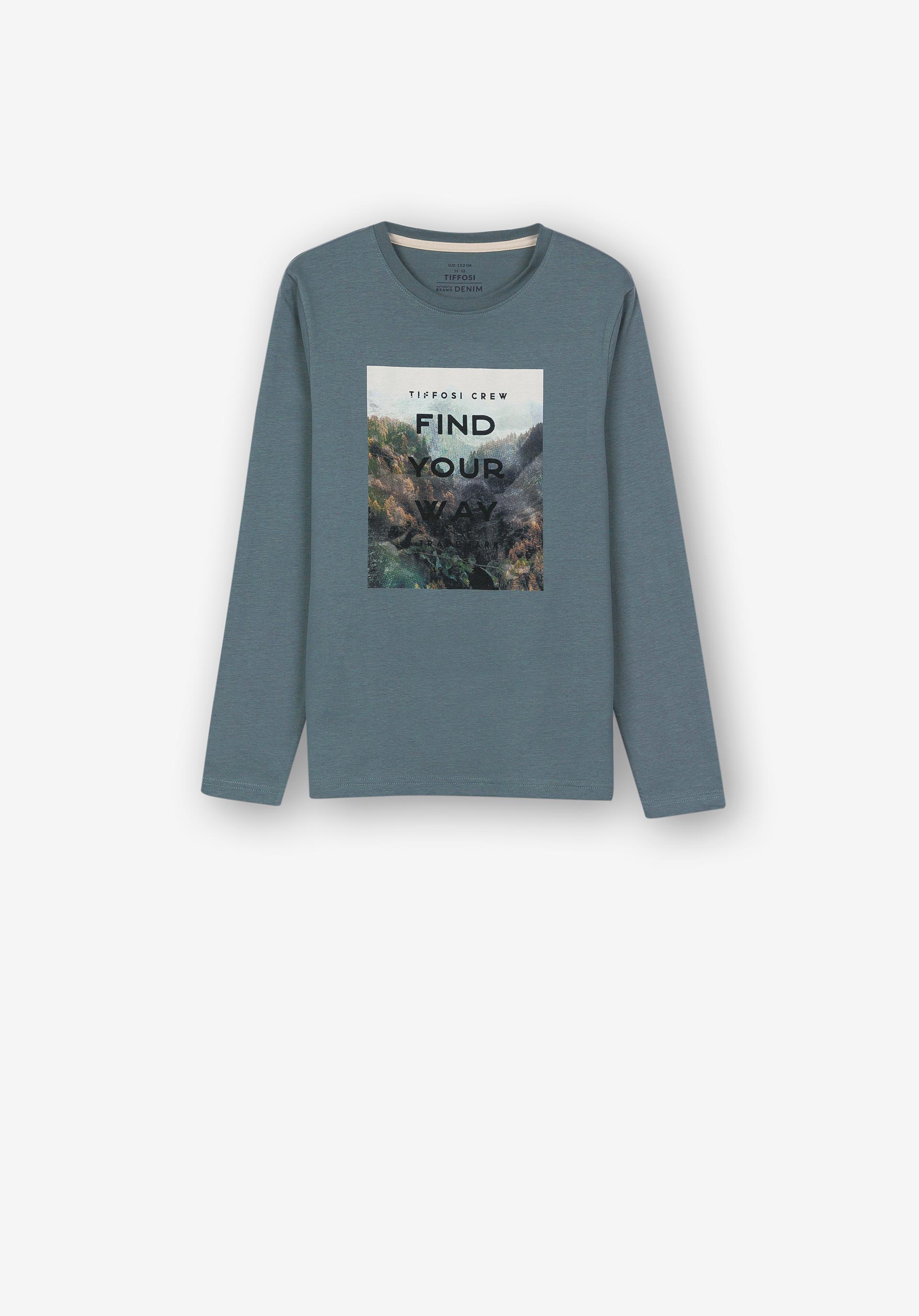 T-shirt com Estampado Frontal