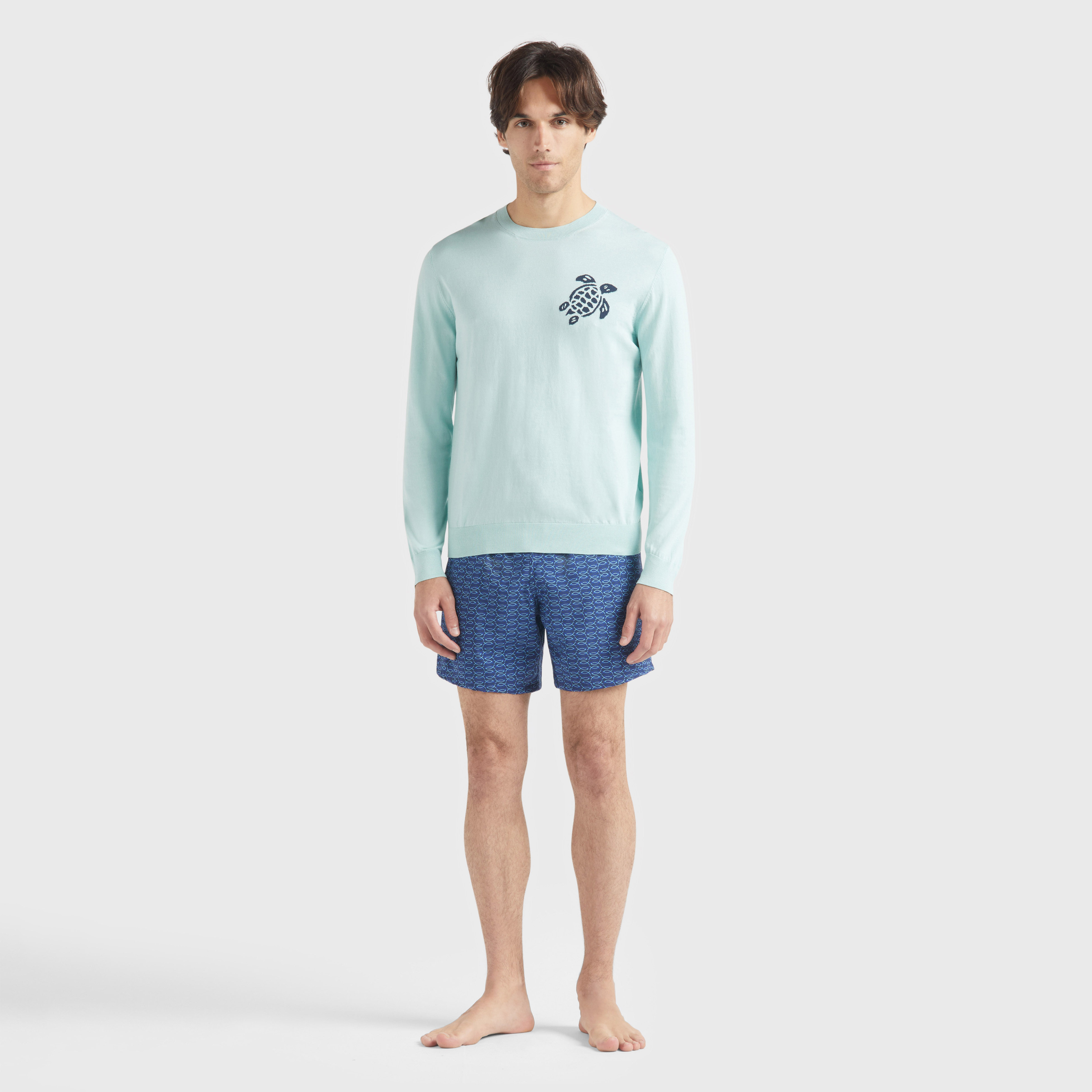 Pullover en coton homme Tortue