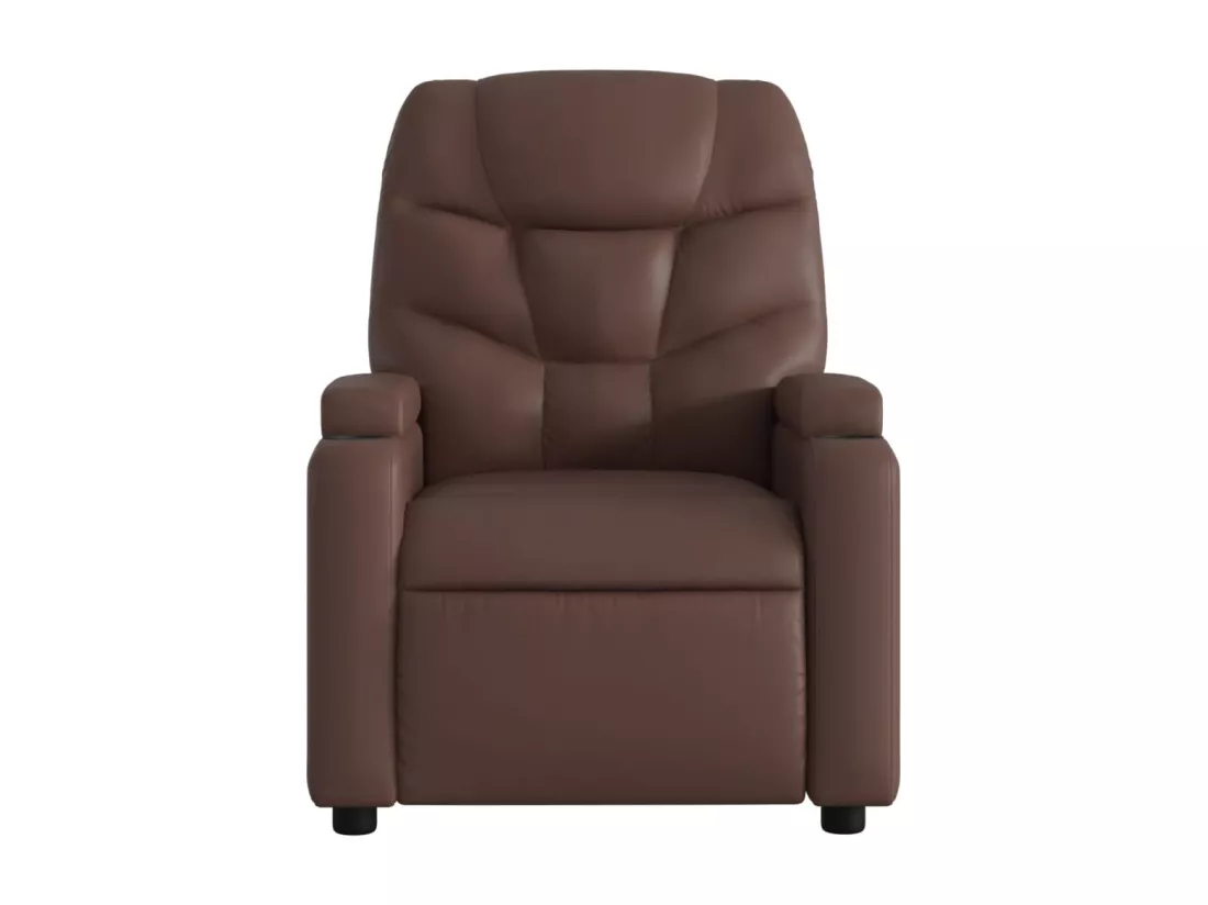 Fauteuil inclinable Marron Similicuir