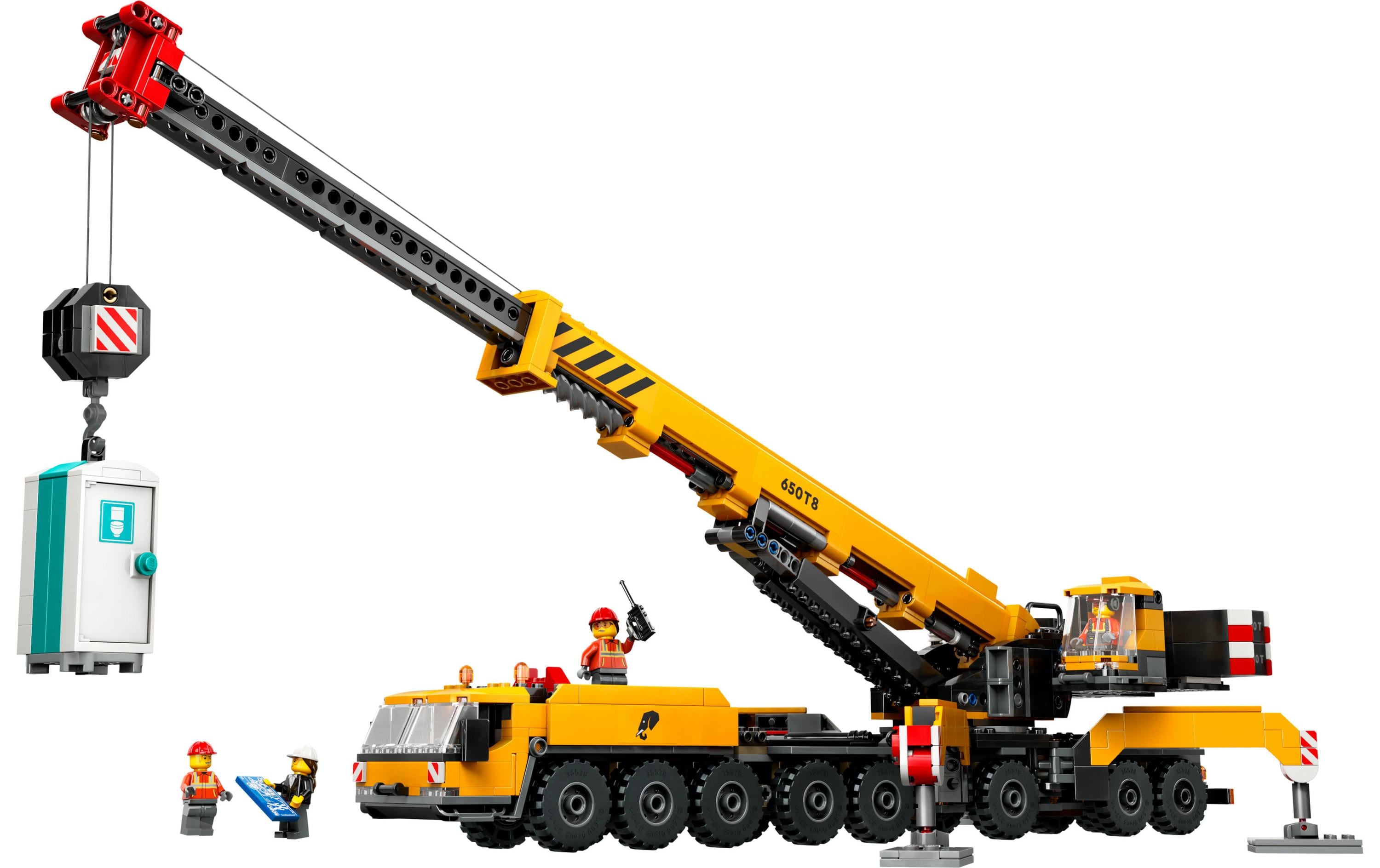 City Mobiler Baukran 60409Kreatives Baufahrzeug-Spielset