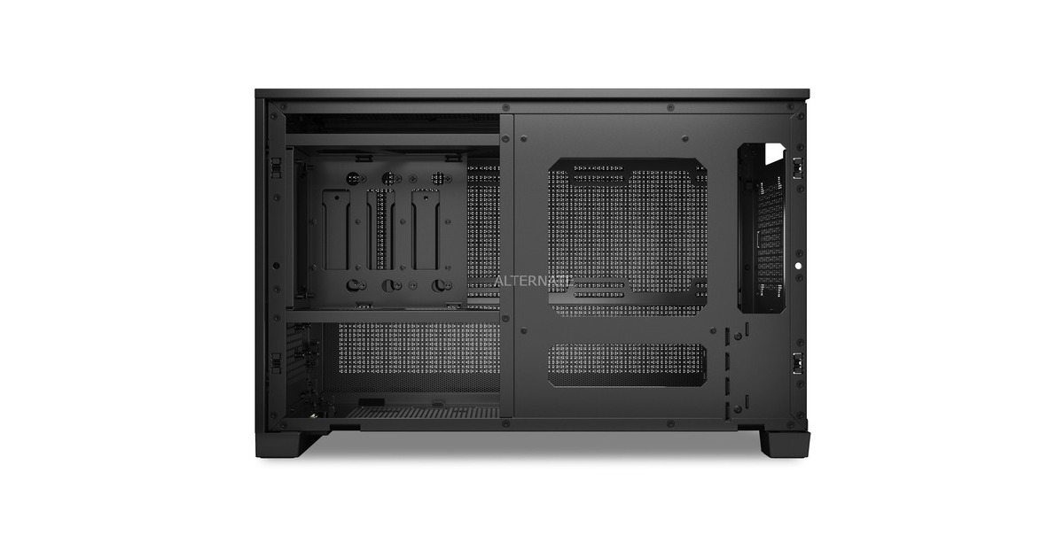 SharkoonRebel C20 ITX mini tower behuizing  (Zwart | 2x USB-A | 1x USB-C)