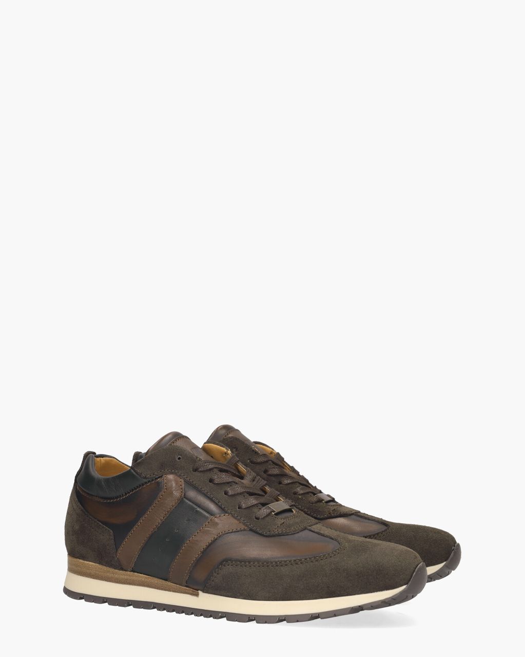 Rapid Soul Sweder Donkerbruin Herensneakers