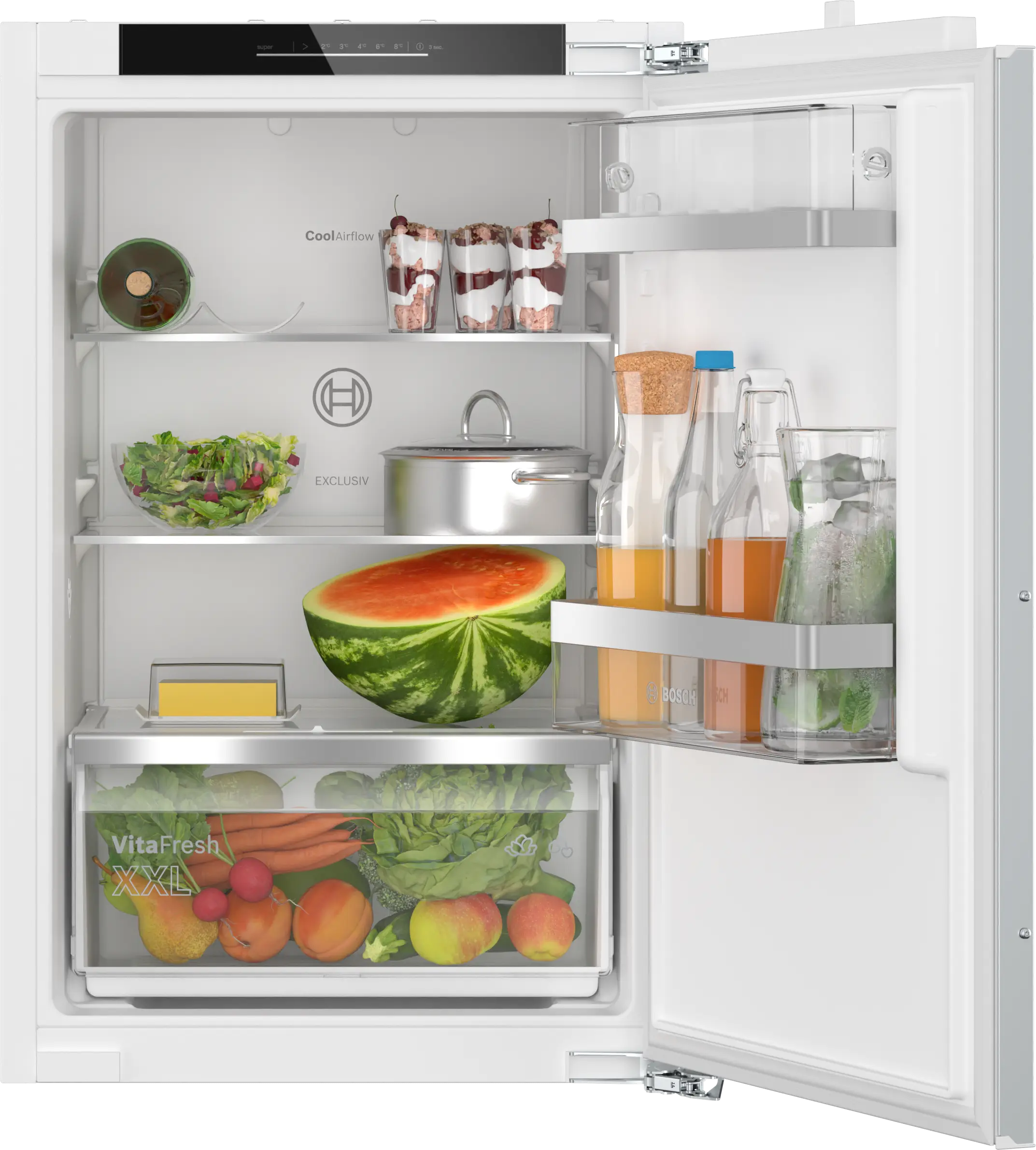 Serie 6 Inbouw koelkast 87.4 x 55.8 cm Vlakscharnier met SoftClose
