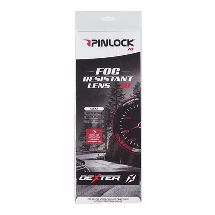 Film pinlock Dexter 70 - MIRAGE / ATLAS / SPECTRON - Incolore