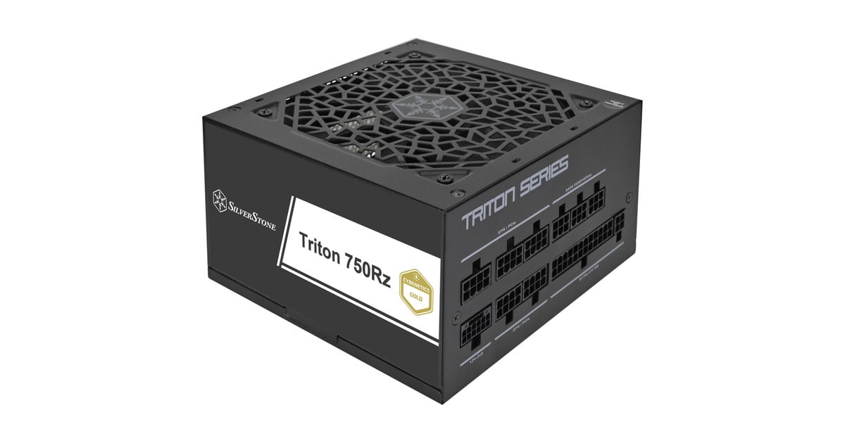SilverStoneTriton 750Rz modulaire 750 watt voeding   (Zwart, 1x 12V-2x6, 3x PCIe)