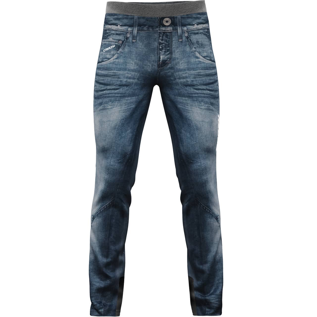 Crazy Herren Touring Hose BACKSLASH print light jeans | Skitourenhosen | Skitourenbekleidung | Herren | XSPO-Fashion
