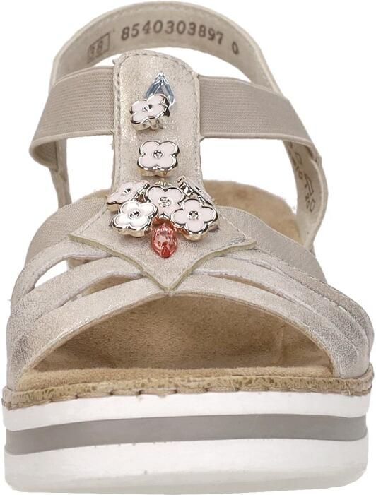 Rieker Sandaal V0245-60 Beige
