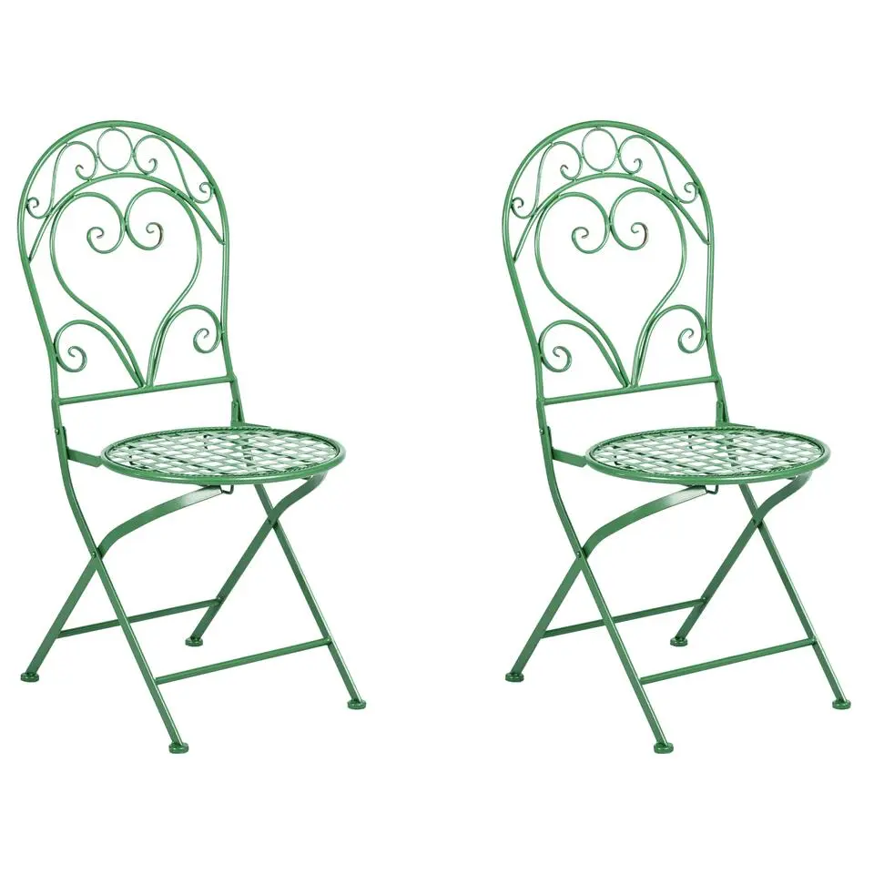 ALBINIA - Bistroset voor 2 - Groen - Metaal
