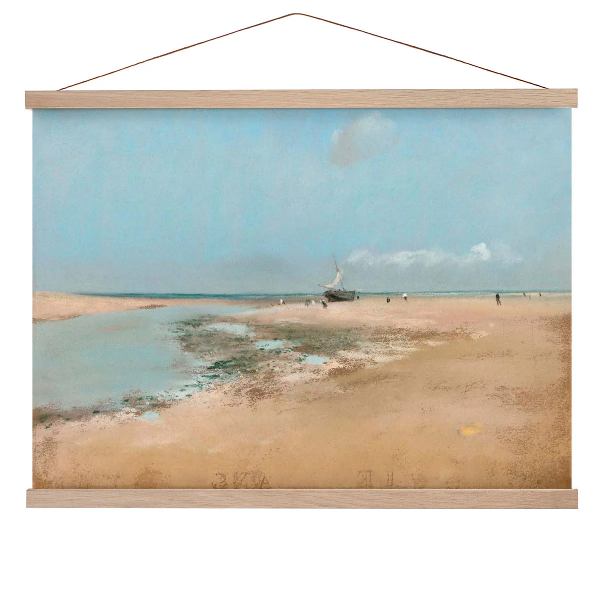Strand bei Ebbe von Edgar Degas