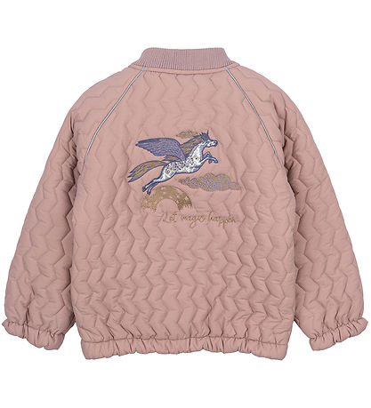Mikk-Line Bomberjacke - Woodrose m. Einhorn