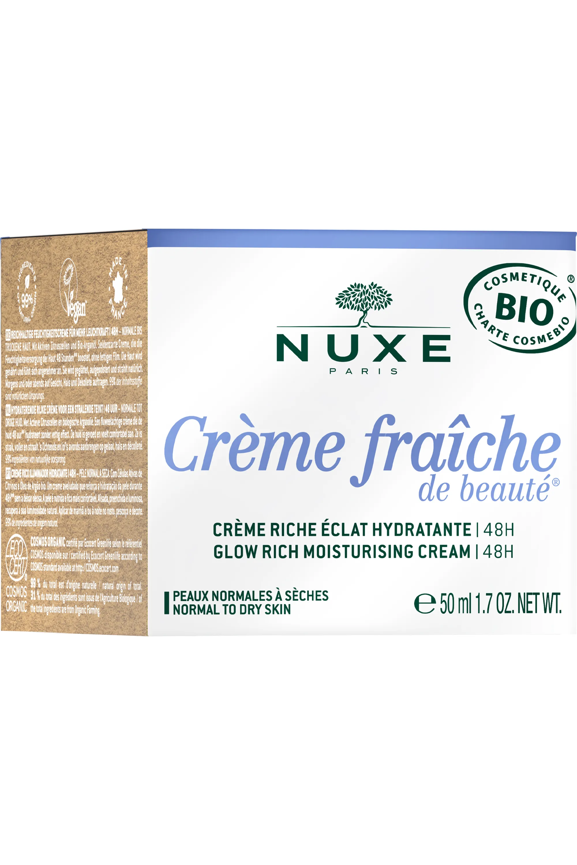 Nuxe Crème riche éclat hydratante 48h Crème fraîche de beauté®-50 ml