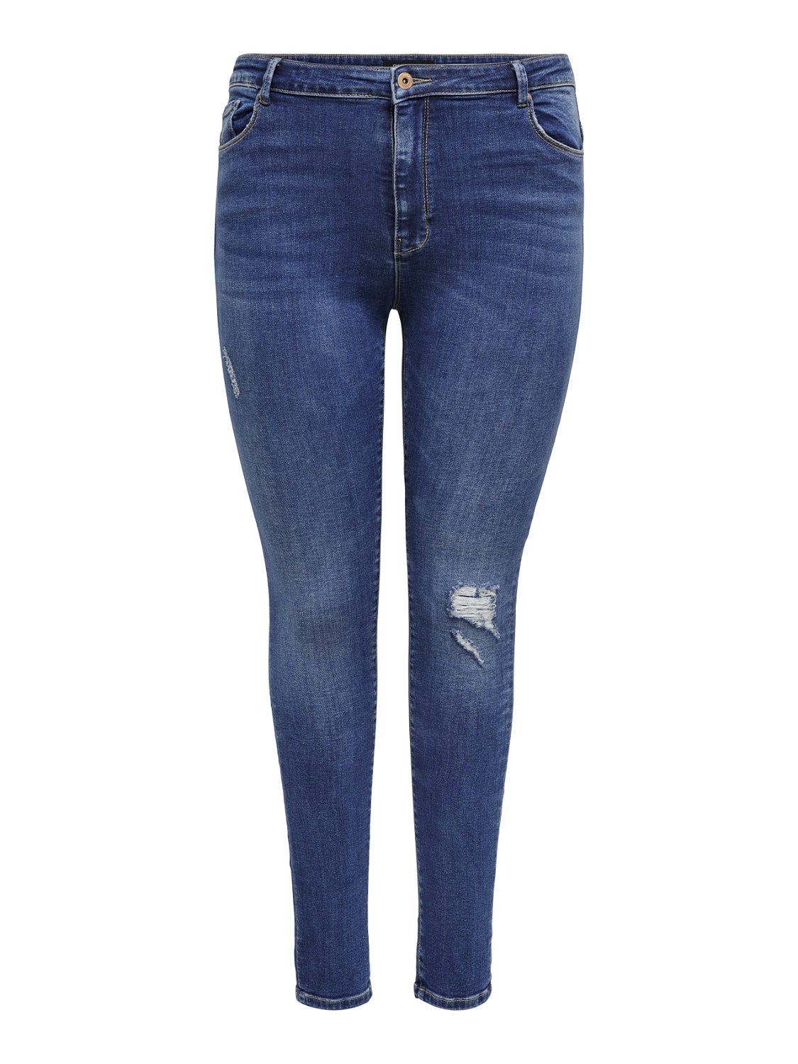 CARLAOLA Hohe Taille Skinny Fit Jeans Medium Blue Denim