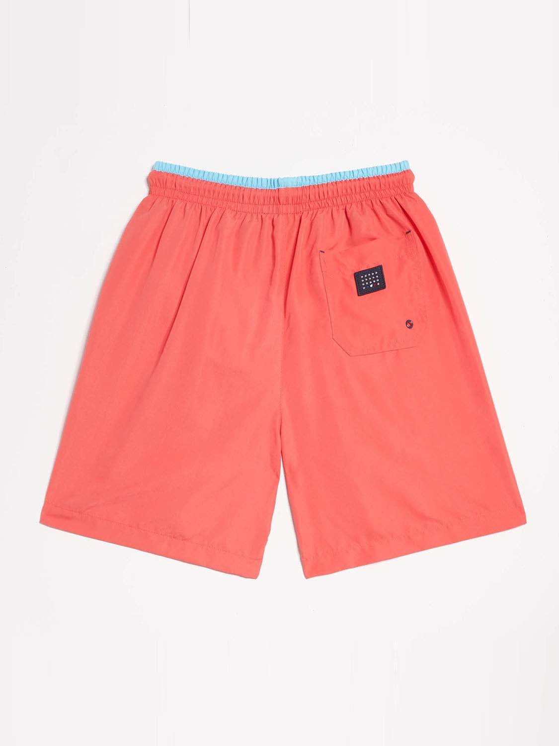 Short de bain Recyclé Orange
