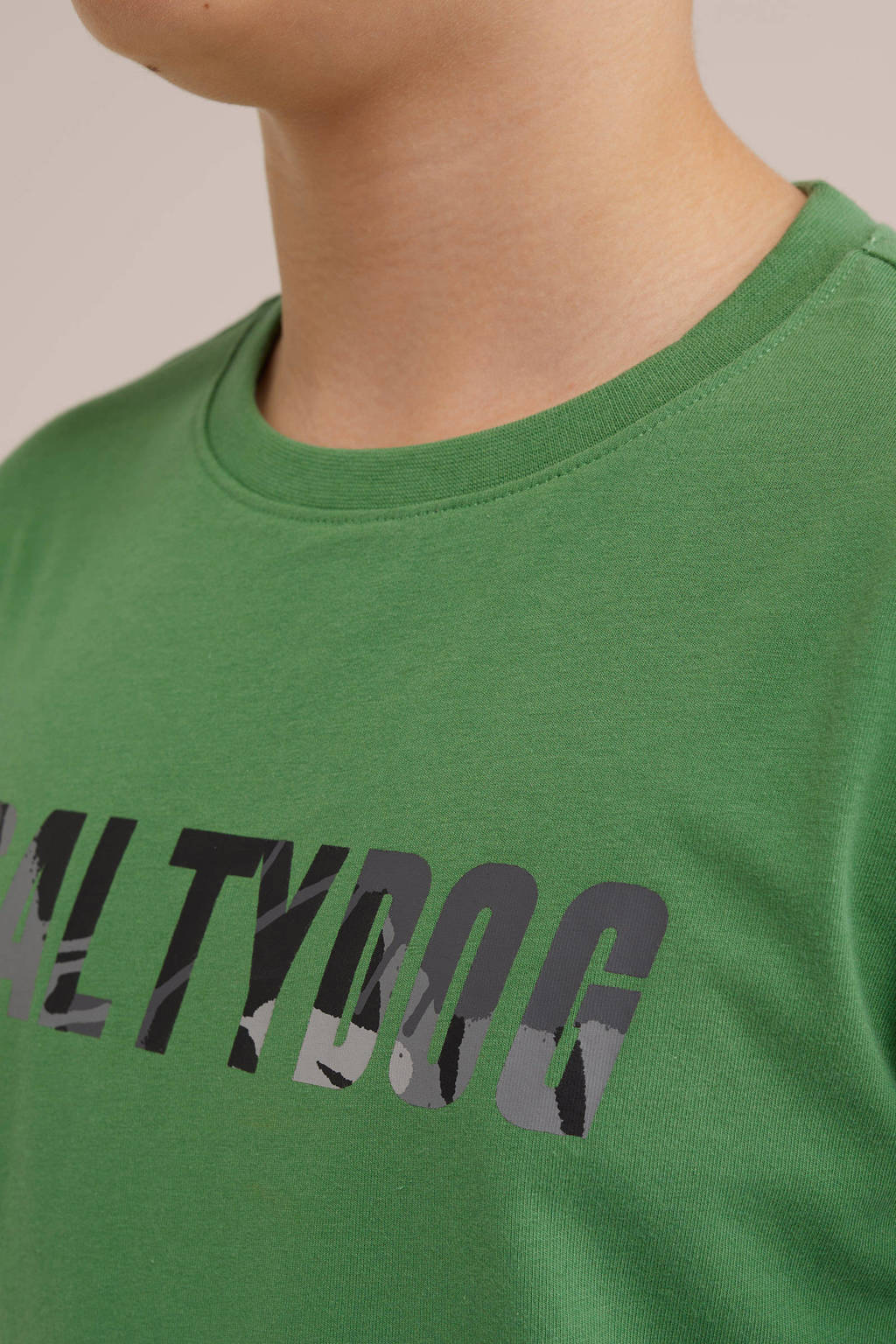 Salty Dog pyjama met all over print groen/zwart