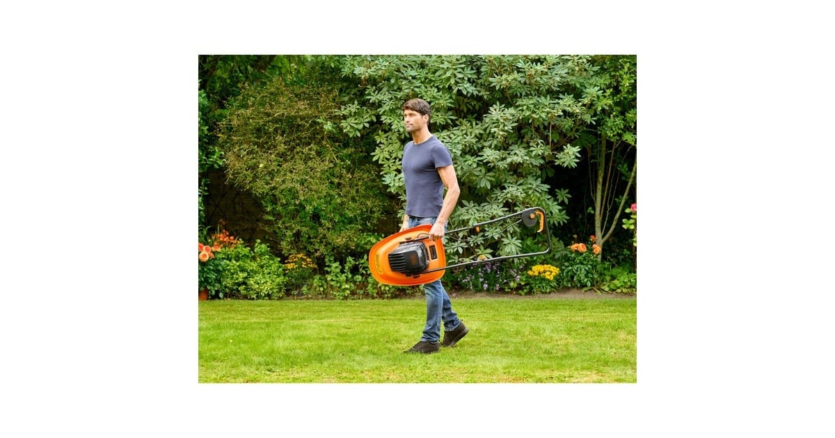 BLACK+DECKER1200W 30cm zweefmaaier grasmaaier  (Oranje/zwart)