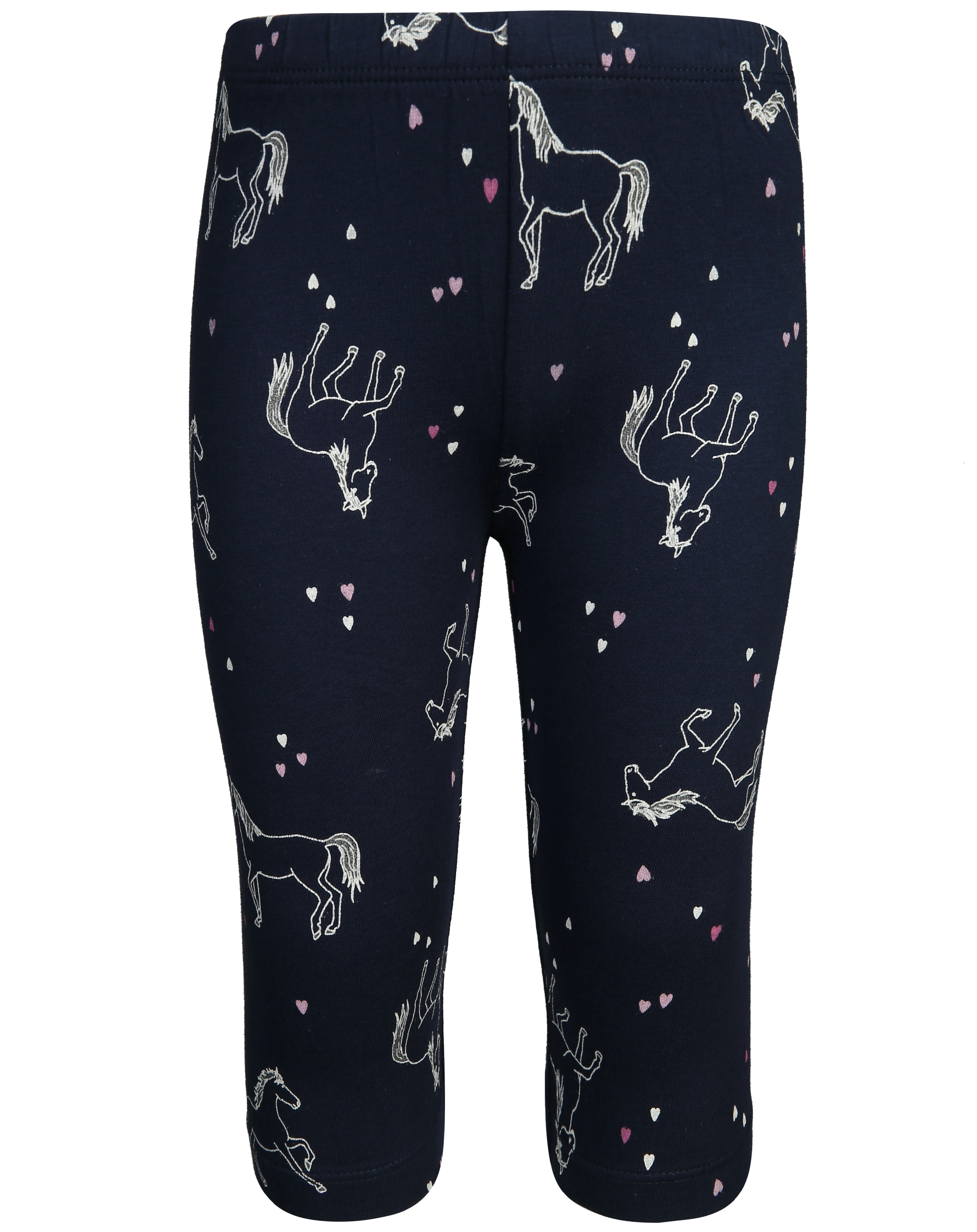 Capri-Leggings HORSES AOP in navy