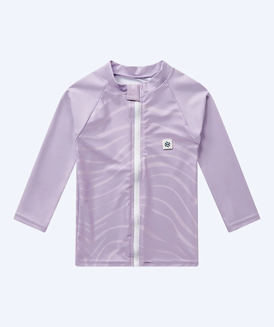 Watery UV-trøje til børn - Fjord Langærmet Rashguard - Lilla