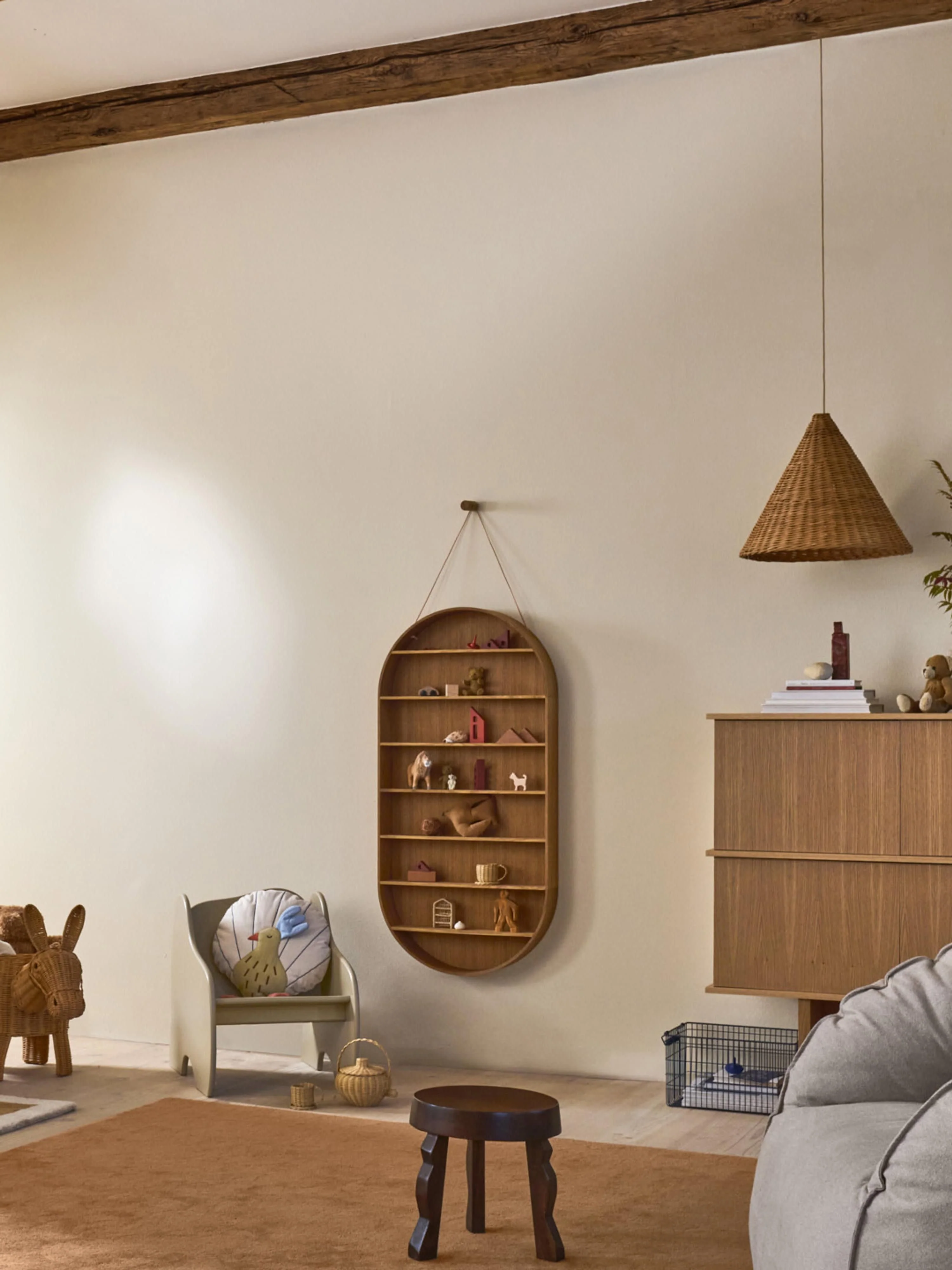 Wandrek Dorm van eikenhout