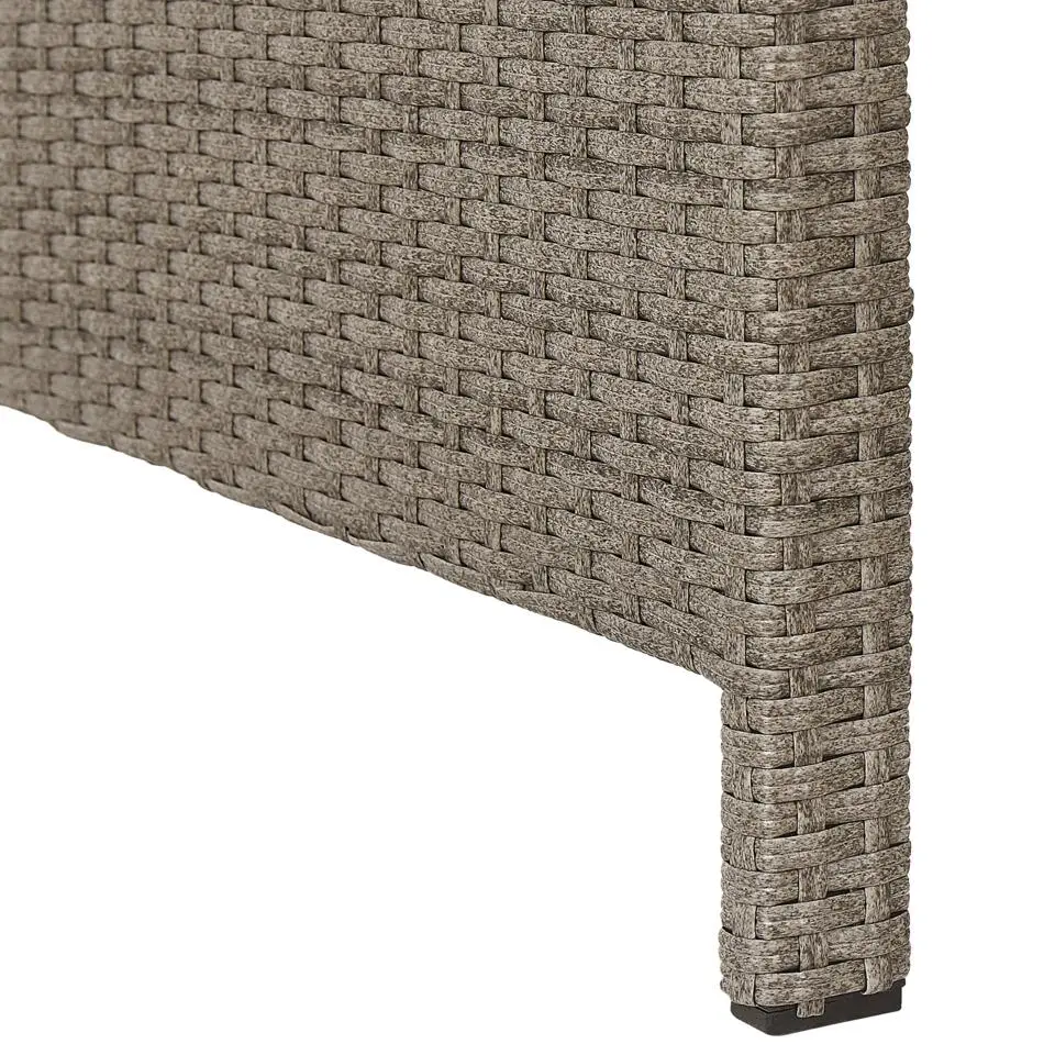 FONTI - Loungeset voor 5 - Natuurlijk - PE rotan