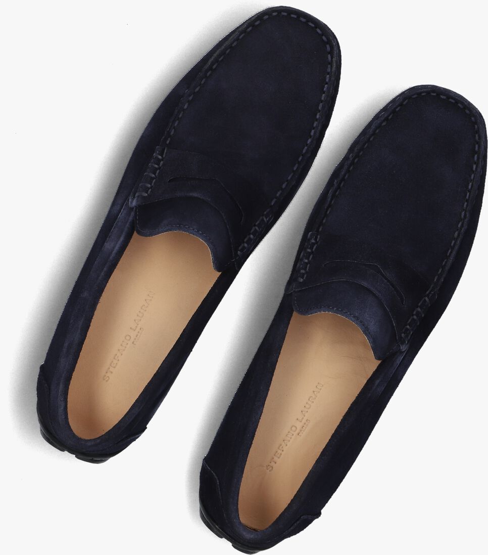 donkerblauwe stefano lauran loafers 2500
