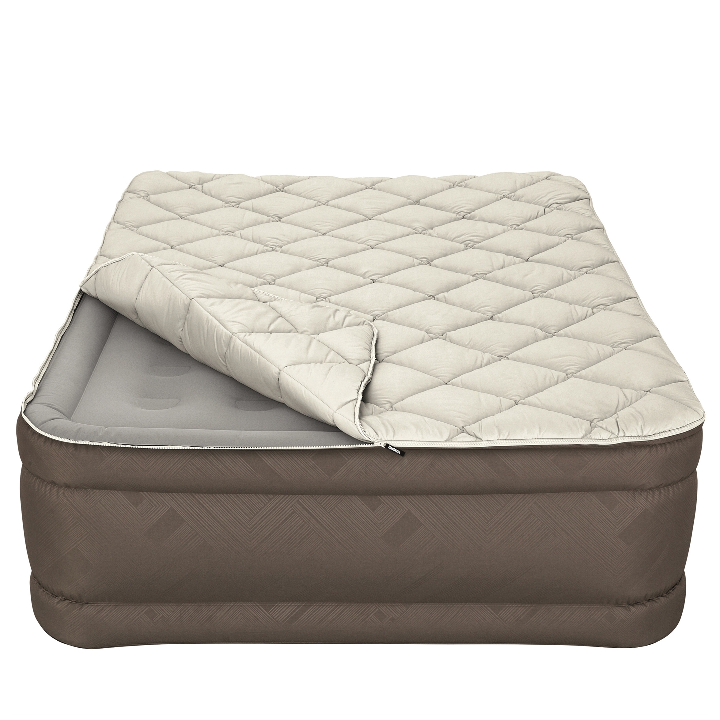 Luftbett waschbarer Bezug selbstaufblasend 203 x 152 x 51 cm