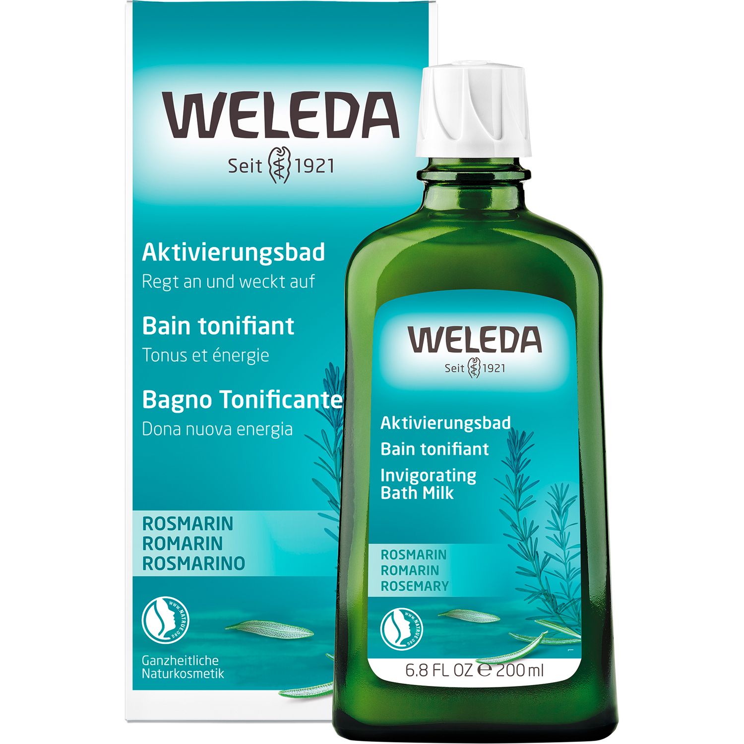 Weleda Rosmarin Aktivierungsbad - ätherische Öle wirken aufmunternd und aktivieren die Sinne