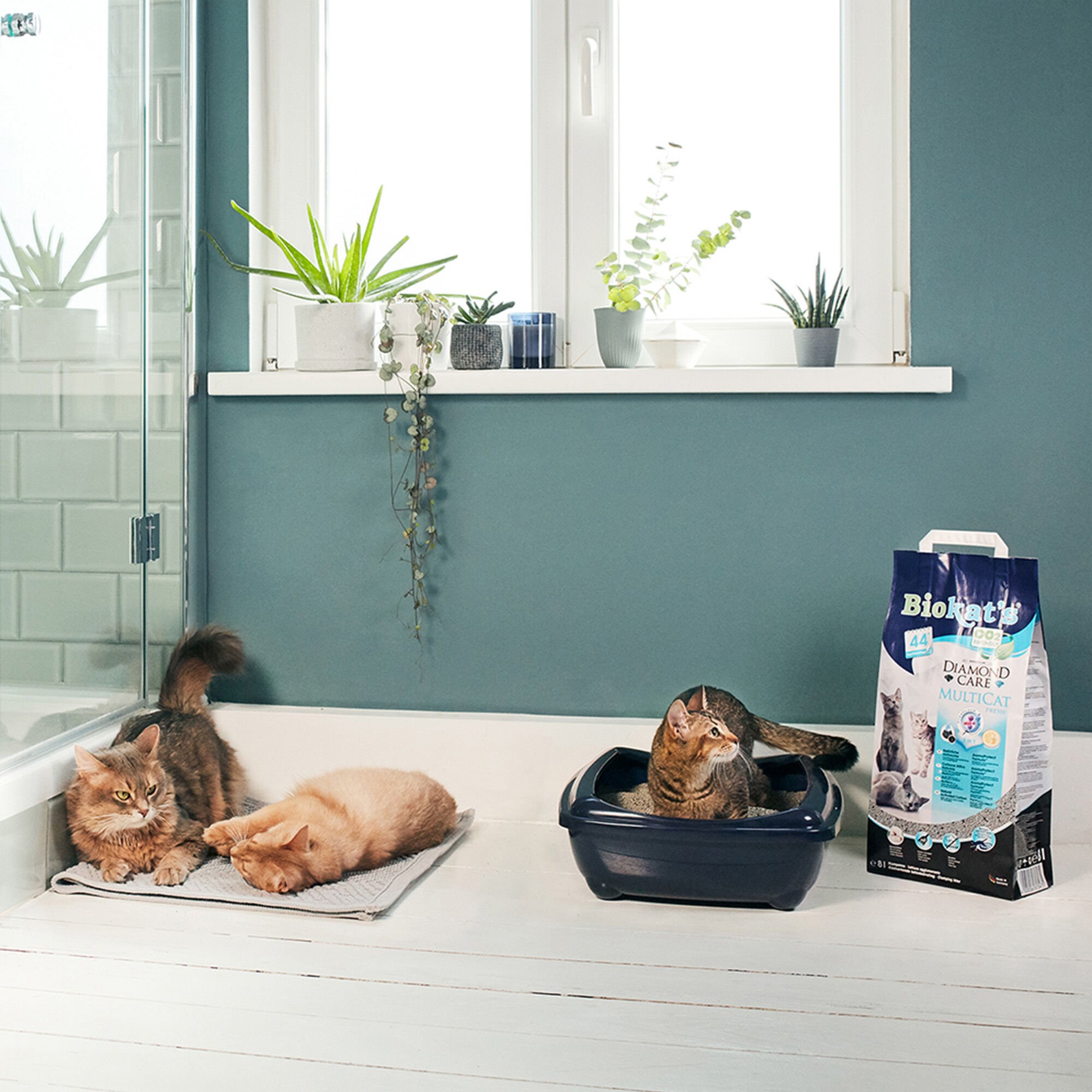 Biokat's Diamond Care MultiCat - Kattenbakvulling - Fijn - 8 Liter