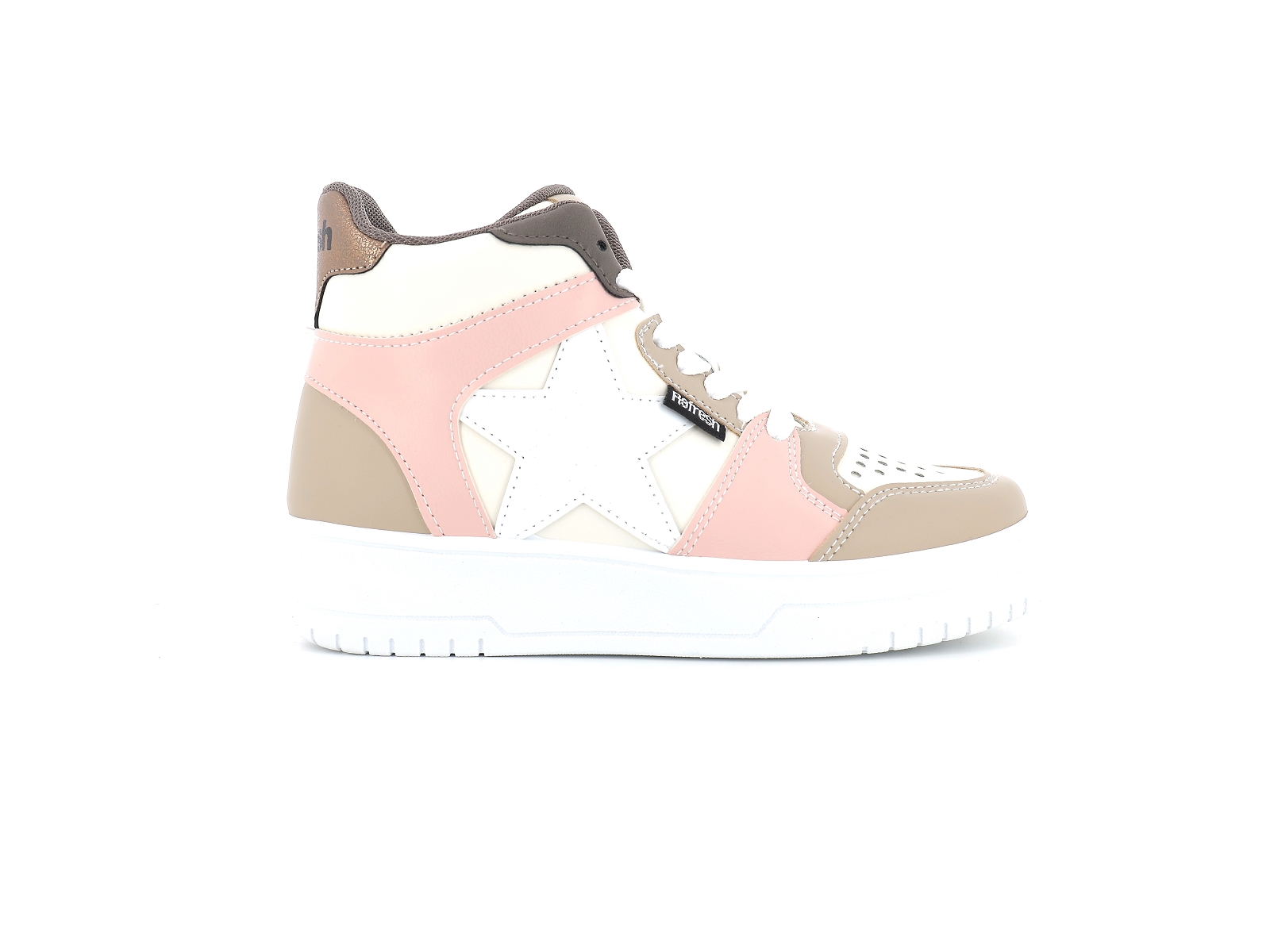 Refresh-170113 Matières combinées Blanc Rose