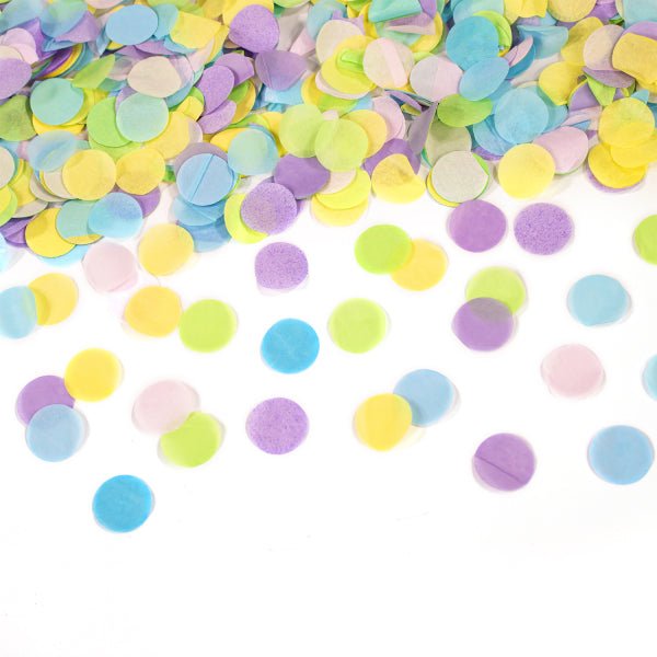 Gekleurde Confetti Kanon Pastel 28cm